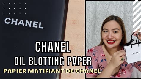 paper matifiant de chanel|Review .